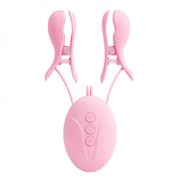 MizzZee - Electro Shock Vibrating Nipple Clamps (Chargeable - Pink) MizzZee - Electro Shock Vibrating Nipple Clamps (Chargeable - Pink)